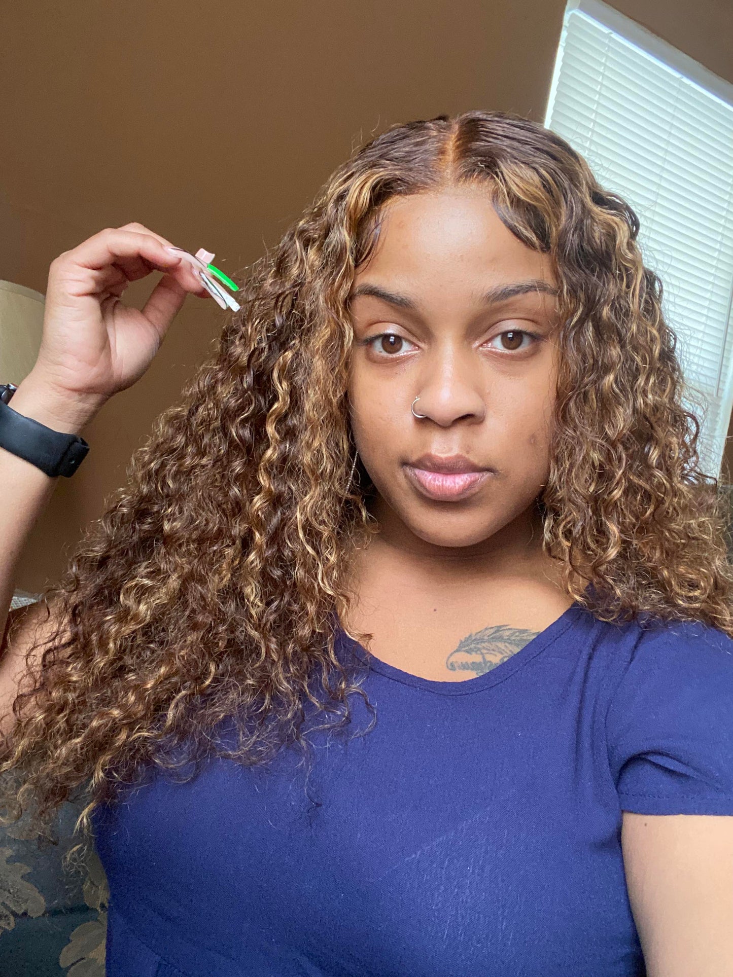 DEEP CURLY Human Hair Lace Wig