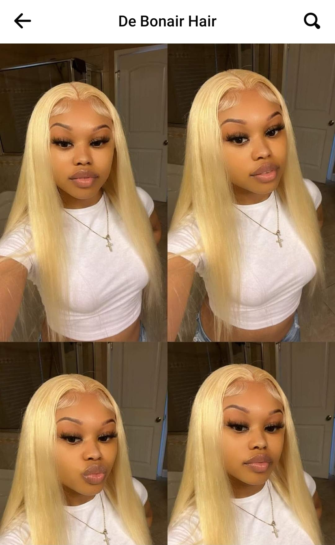 613 BLONDE Human Hair Lace Wig