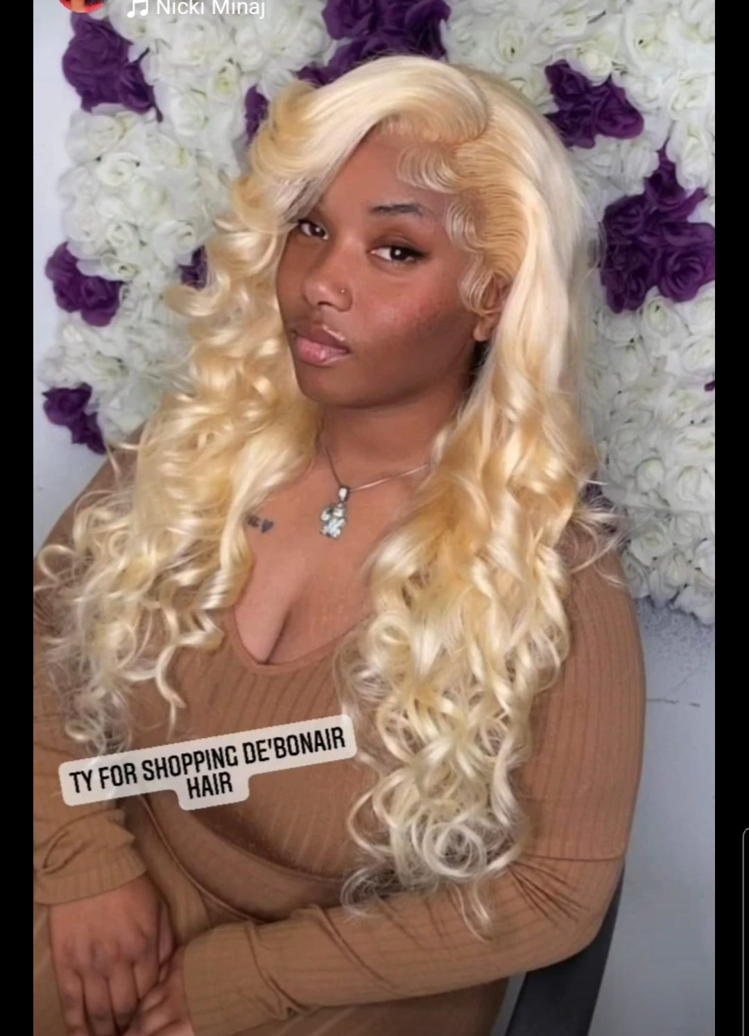 613 BLONDE Human Hair Lace Wig